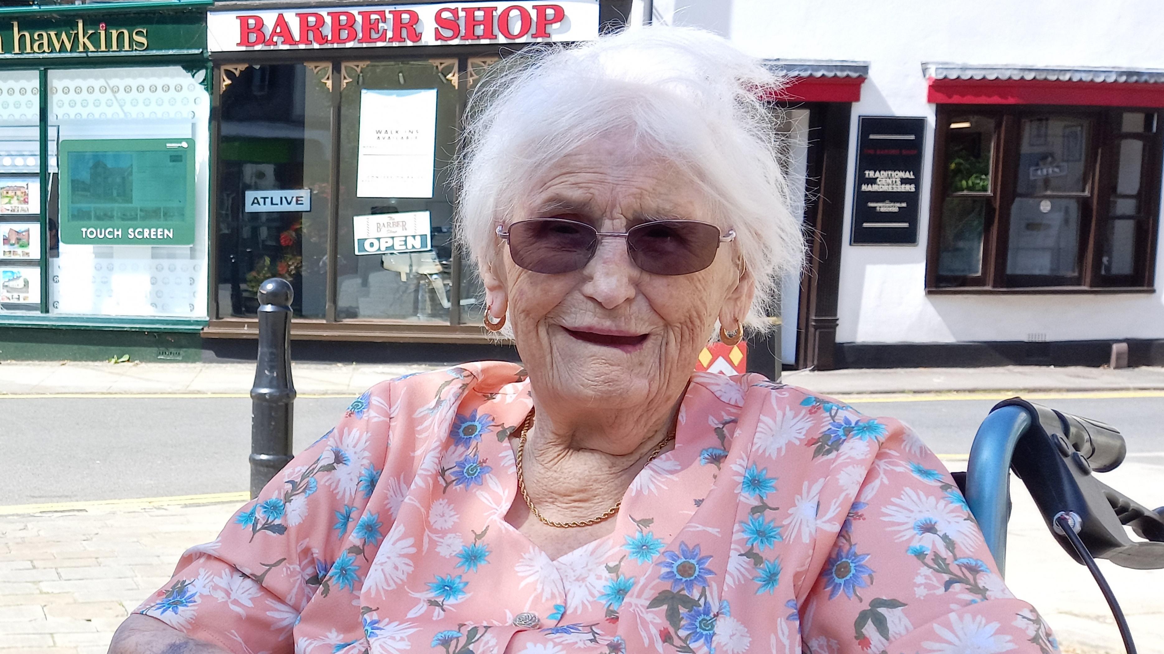 Gertie celebrated her 106th birthday with small party at Ridgeway OSJCT